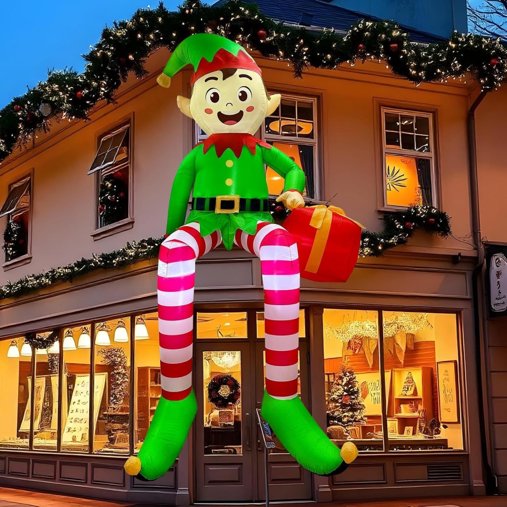 8FT Christmas Inflatables Sitt - مراجعة Kids Outdoor Gifts وسعره