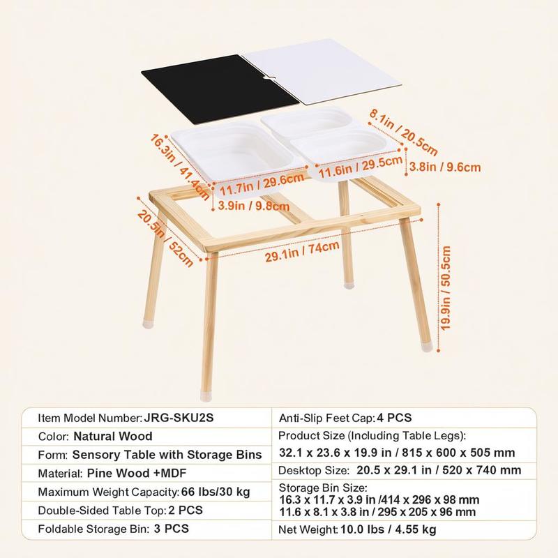 Sensory Table for Toddlers, Ki - مراجعة Kids Outdoor Sensory Table وسعره