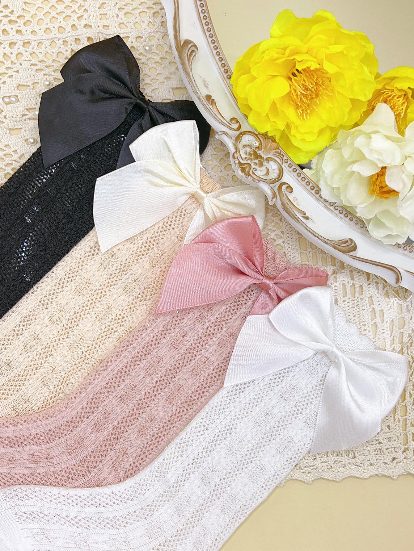 3/4 Pairs of Baby Girls' Bows  - مراجعة Kids Outdoor Clubhouse وسعره