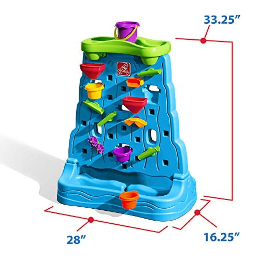 Waterfall Discovery Wall, Kids - مراجعة Kids Outdoor Sensory Table وسعره