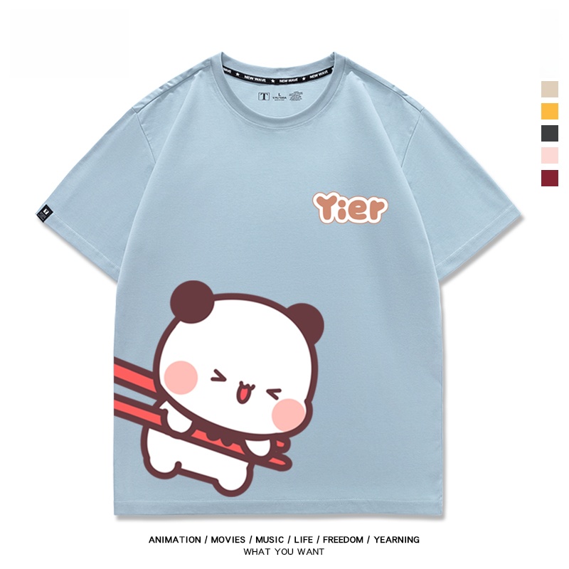 Cotton Couple T-Shirts Short S - مراجعة Q Kids Outdoor وسعره