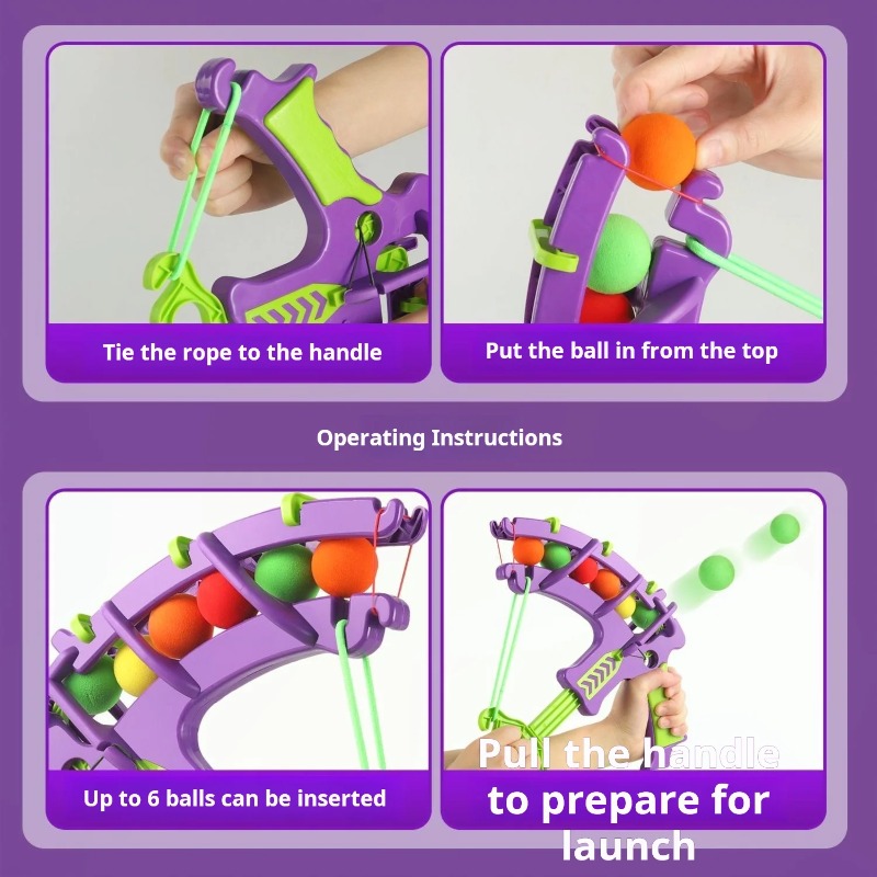 Montessori Slingshot Sticky Ba - مراجعة Kids Outdoor Yard Games وسعره