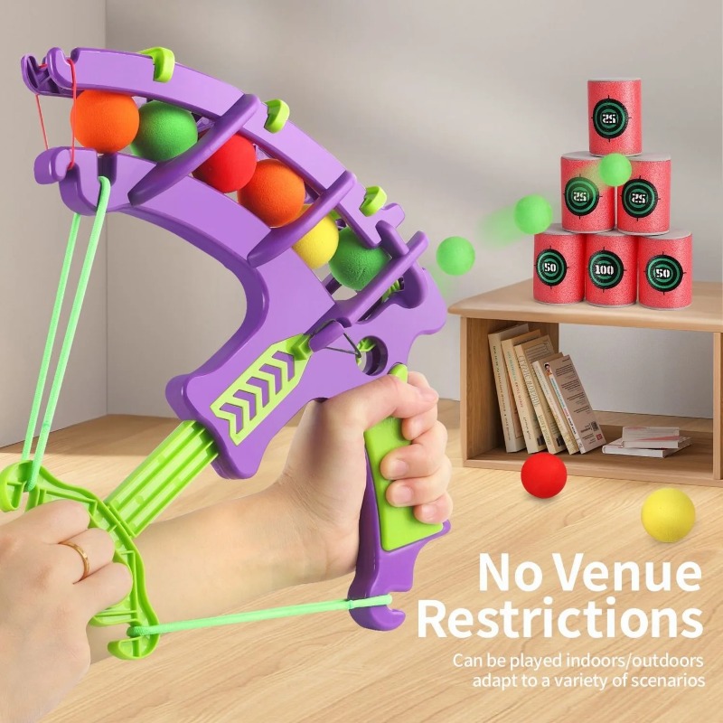 Montessori Slingshot Sticky Ba - مراجعة Kids Outdoor Yard Games وسعره