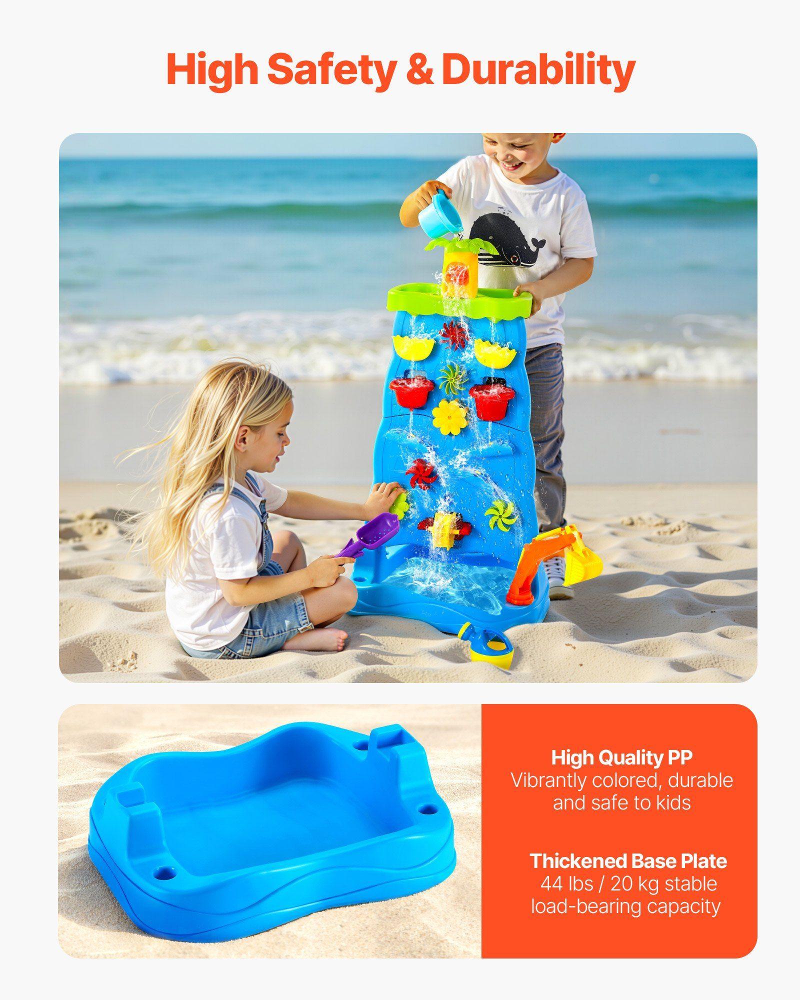 Double-Sided 44lb 8000ml Kids  - مراجعة Kids Outdoor Sensory Table وسعره