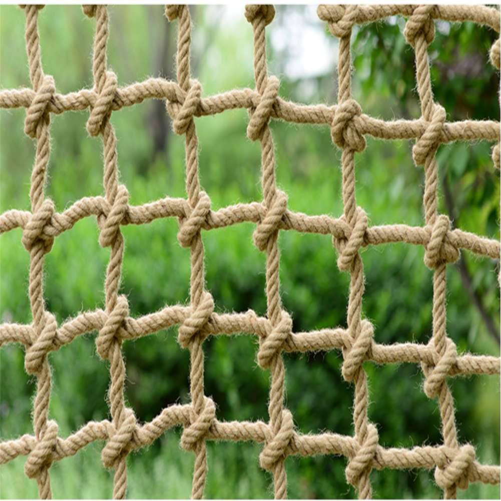Heavy Jute Hemp Rope Net Garde - مراجعة Kids Outdoor Wendy House وسعره