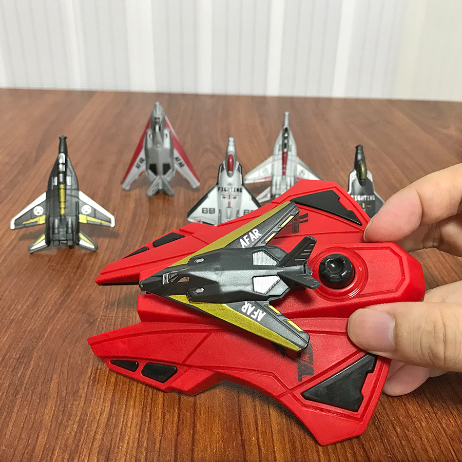 6pcs Fighter Plane Red Launche - مراجعة Kids Outdoor Activity Toys وسعره