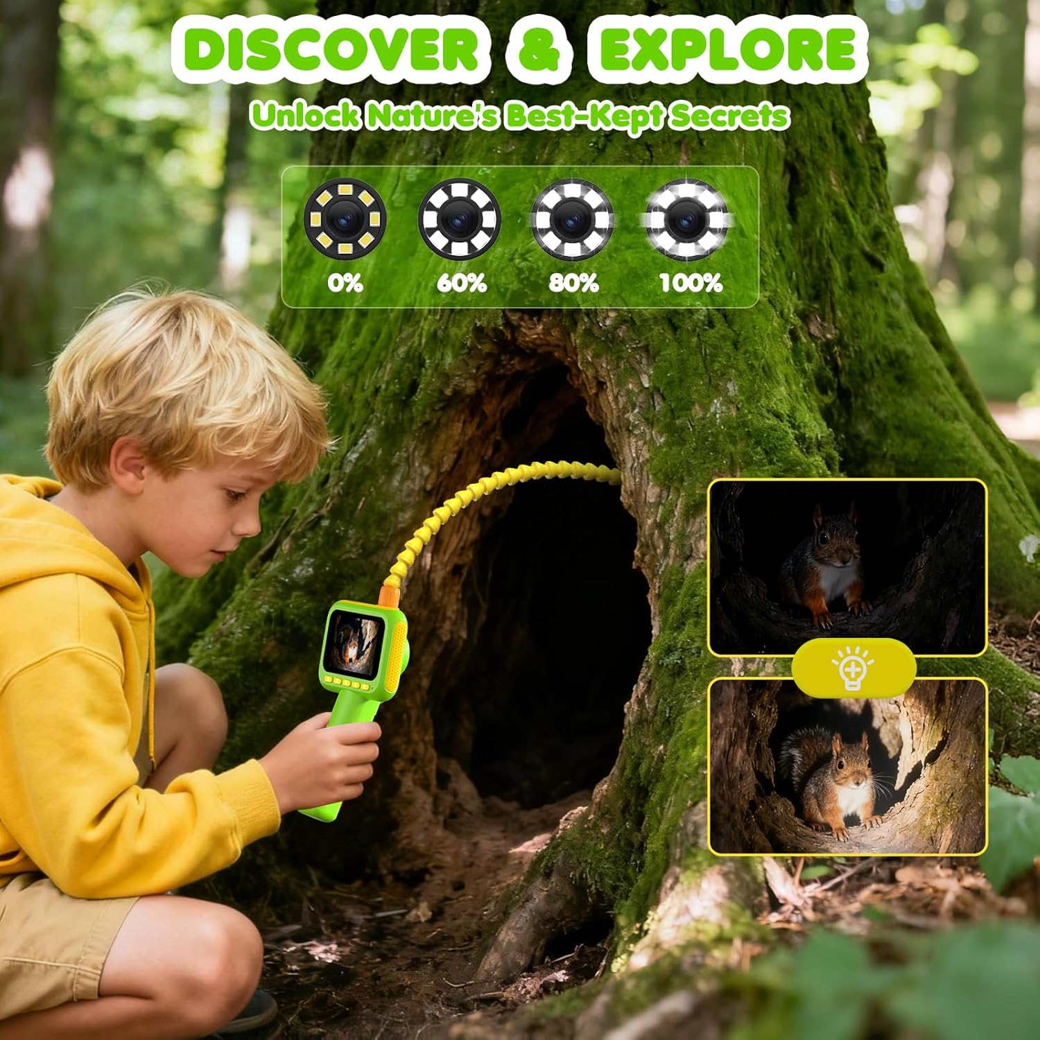 Endoscope for Kids, Borescope  - مراجعة Bug Catching Kit وسعره