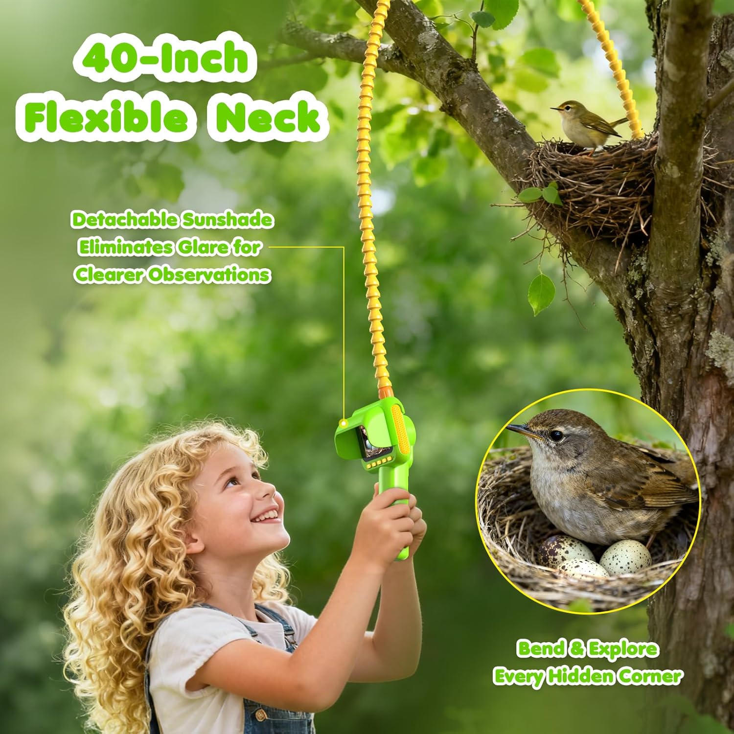 Endoscope for Kids, Borescope  - مراجعة Bug Catching Kit وسعره
