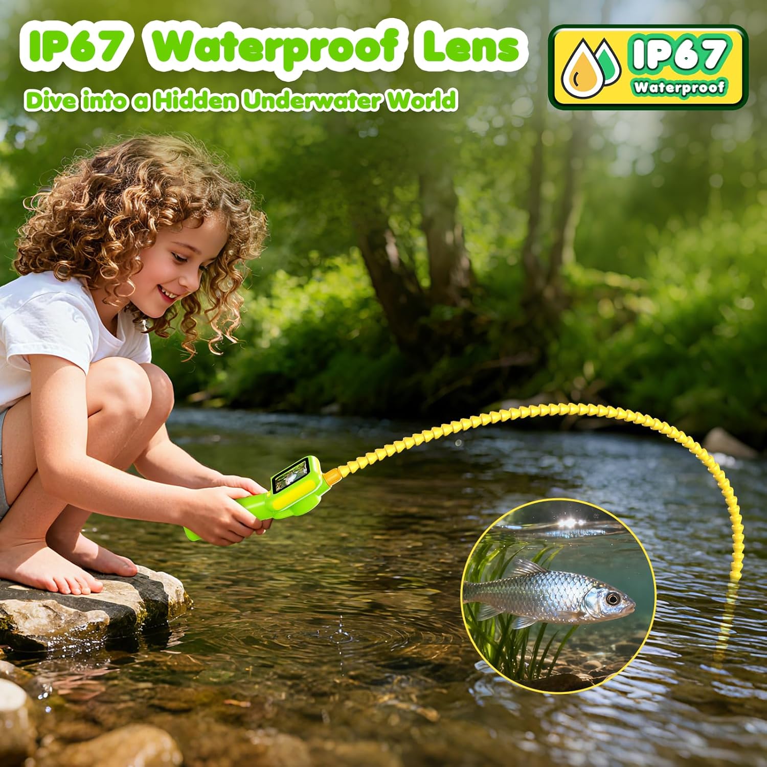 Endoscope for Kids, Borescope  - مراجعة Bug Catching Kit وسعره