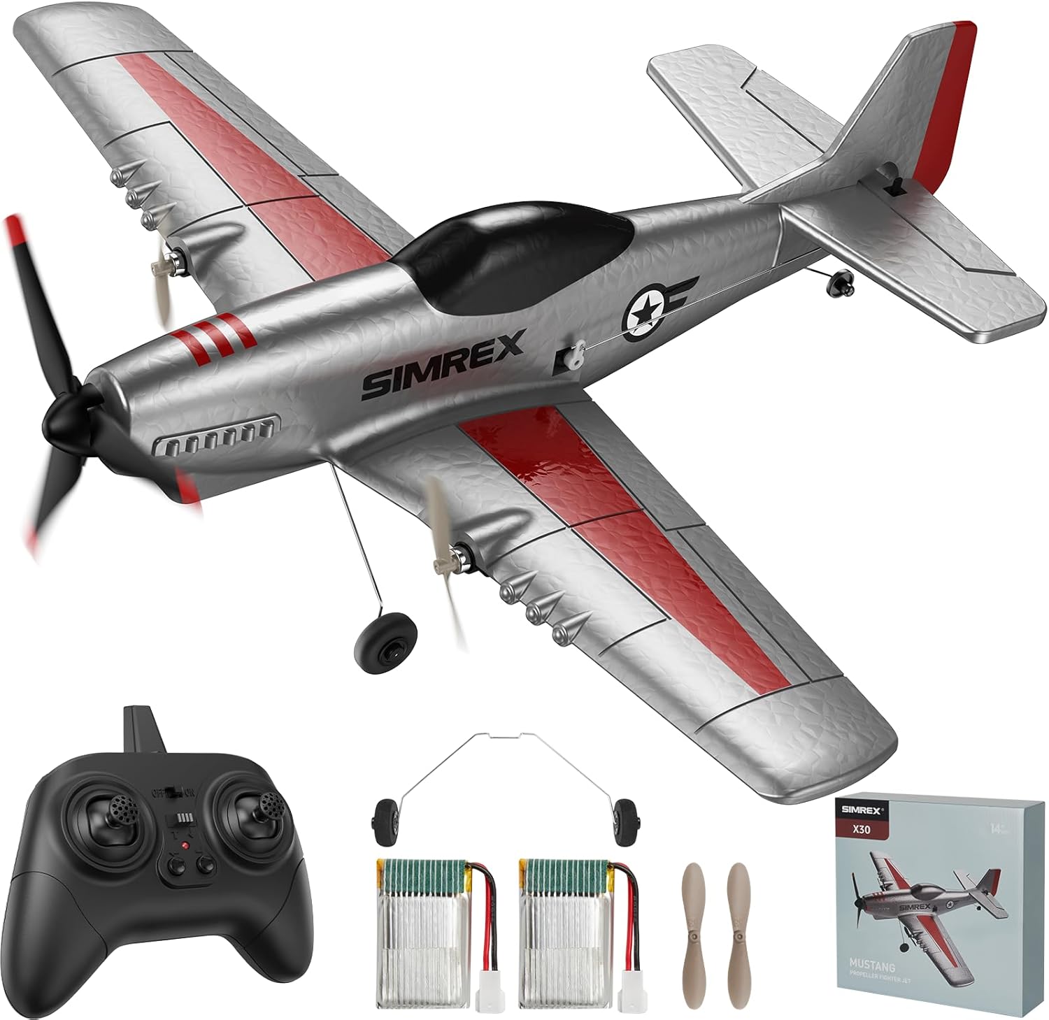 2.4GHz 3-Channel P51 Foam Glid - مراجعة Kids Outdoor Gifts وسعره