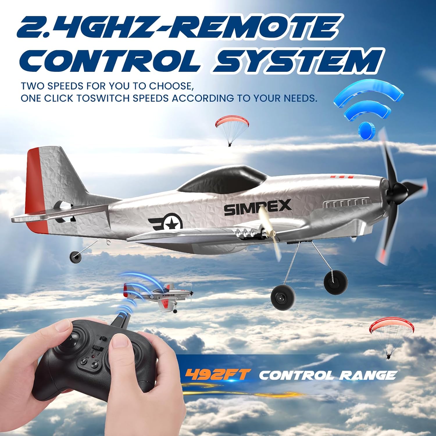 2.4GHz 3-Channel P51 Foam Glid - مراجعة Kids Outdoor Gifts وسعره