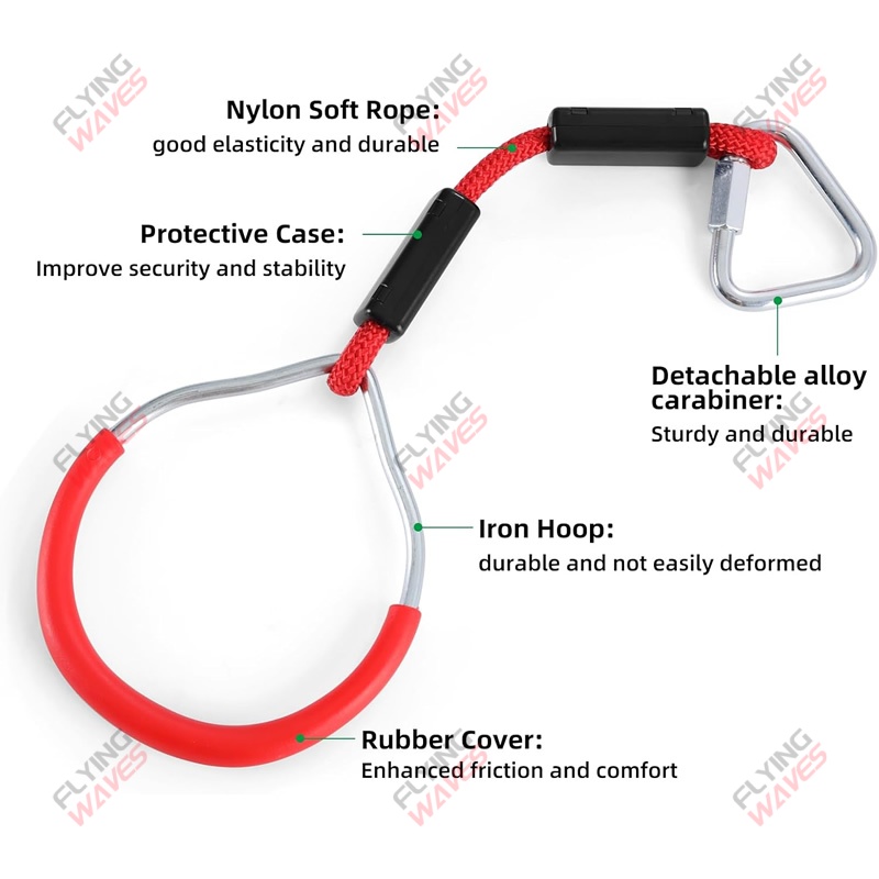 Kids Hanging GYM Ring Swing Cl - مراجعة Kids Outdoor Climber وسعره