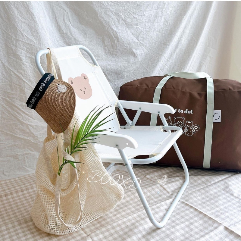 Teddy Bear Pattern Kids Lounge - مراجعة Kids Outdoor Lounge Chair With Umbrella وسعره