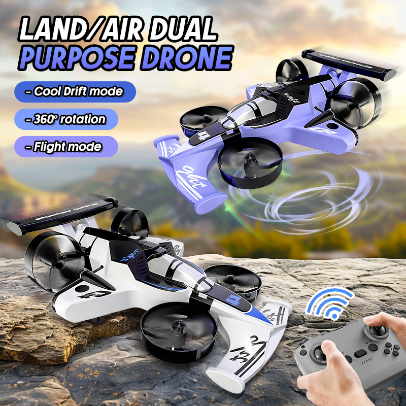 2in1 Mini Drone Air-Ground Fly - مراجعة Kids Outdoor Activity Toys وسعره