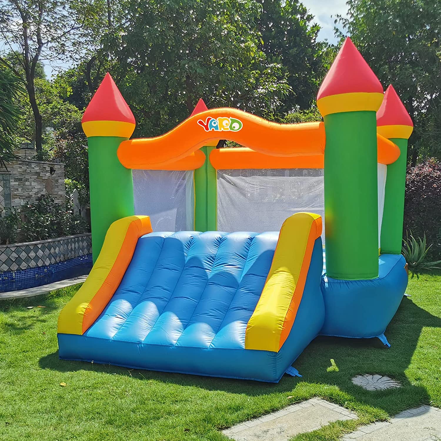 Yard Inflatable Bounce House W - مراجعة Kids Outdoor Wendy House وسعره