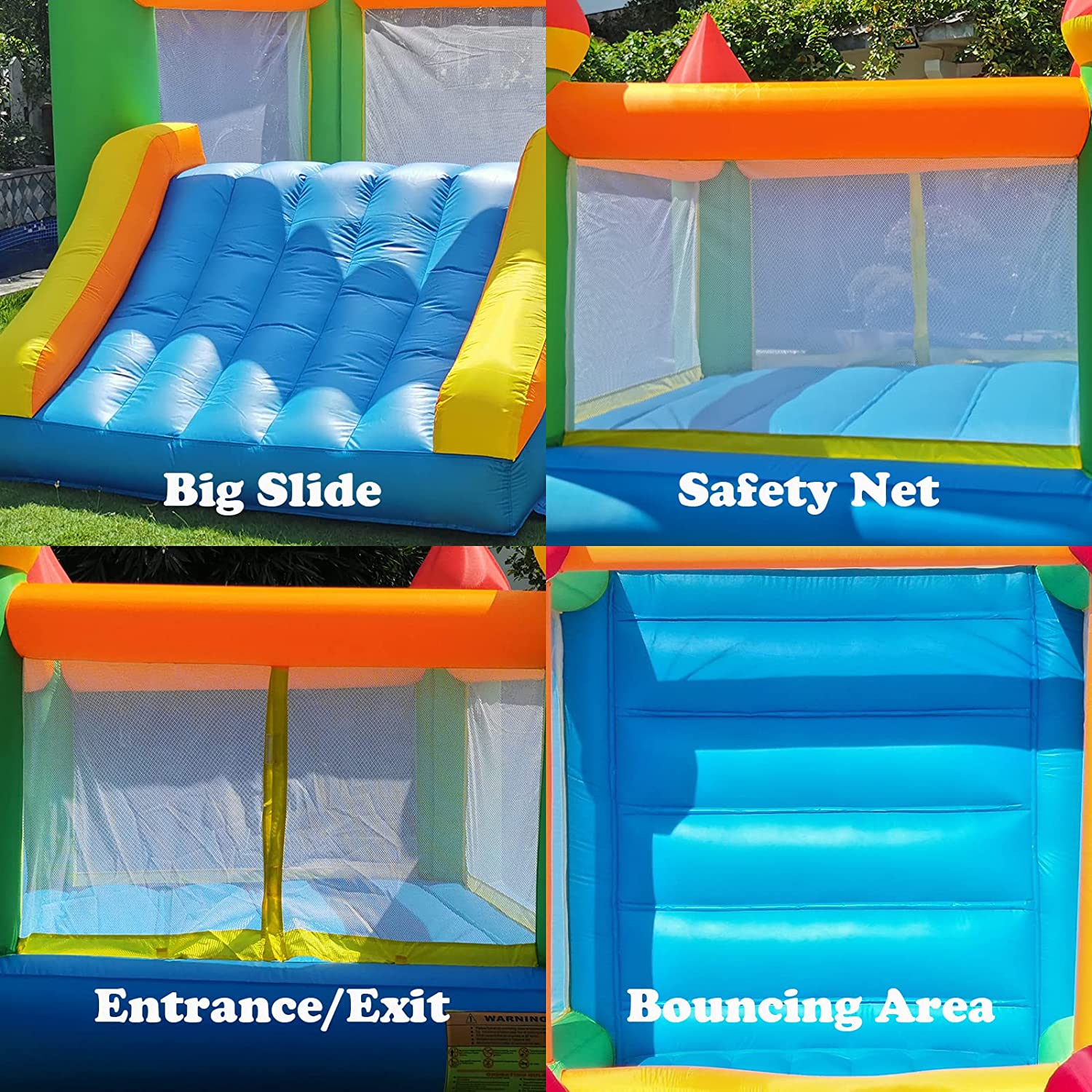 Yard Inflatable Bounce House W - مراجعة Kids Outdoor Wendy House وسعره