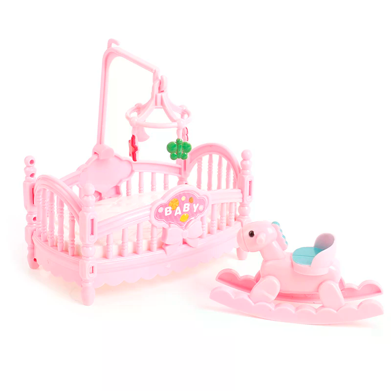Miniature Crib Wooden Horse Se - مراجعة Kids Outdoor Table And Chairs With Umbrella وسعره