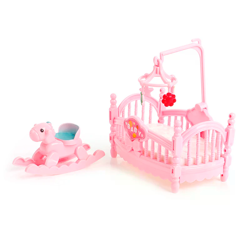 Miniature Crib Wooden Horse Se - مراجعة Kids Outdoor Table And Chairs With Umbrella وسعره