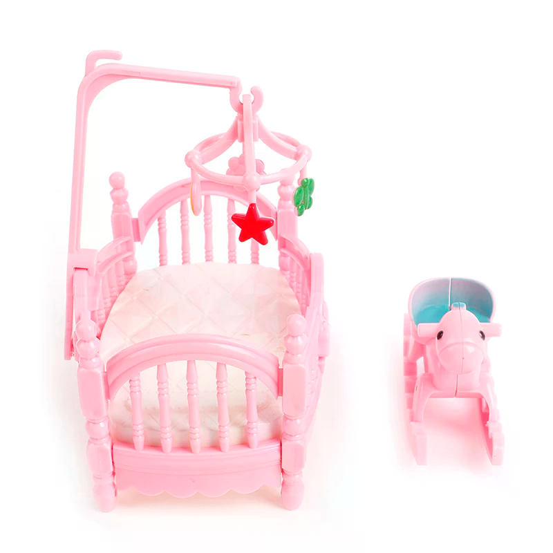 Miniature Crib Wooden Horse Se - مراجعة Kids Outdoor Table And Chairs With Umbrella وسعره
