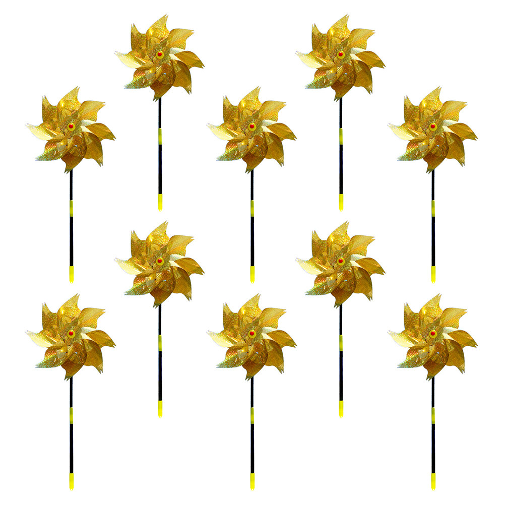 10Pcs Octagonal Big Pinwheels  - مراجعة Kids Outdoor Play Yard وسعره