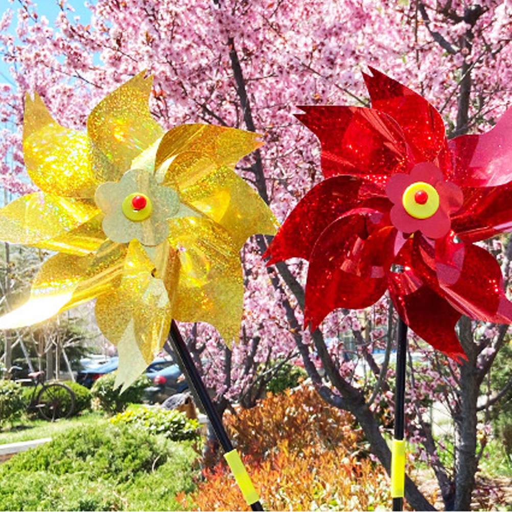 10Pcs Octagonal Big Pinwheels  - مراجعة Kids Outdoor Play Yard وسعره