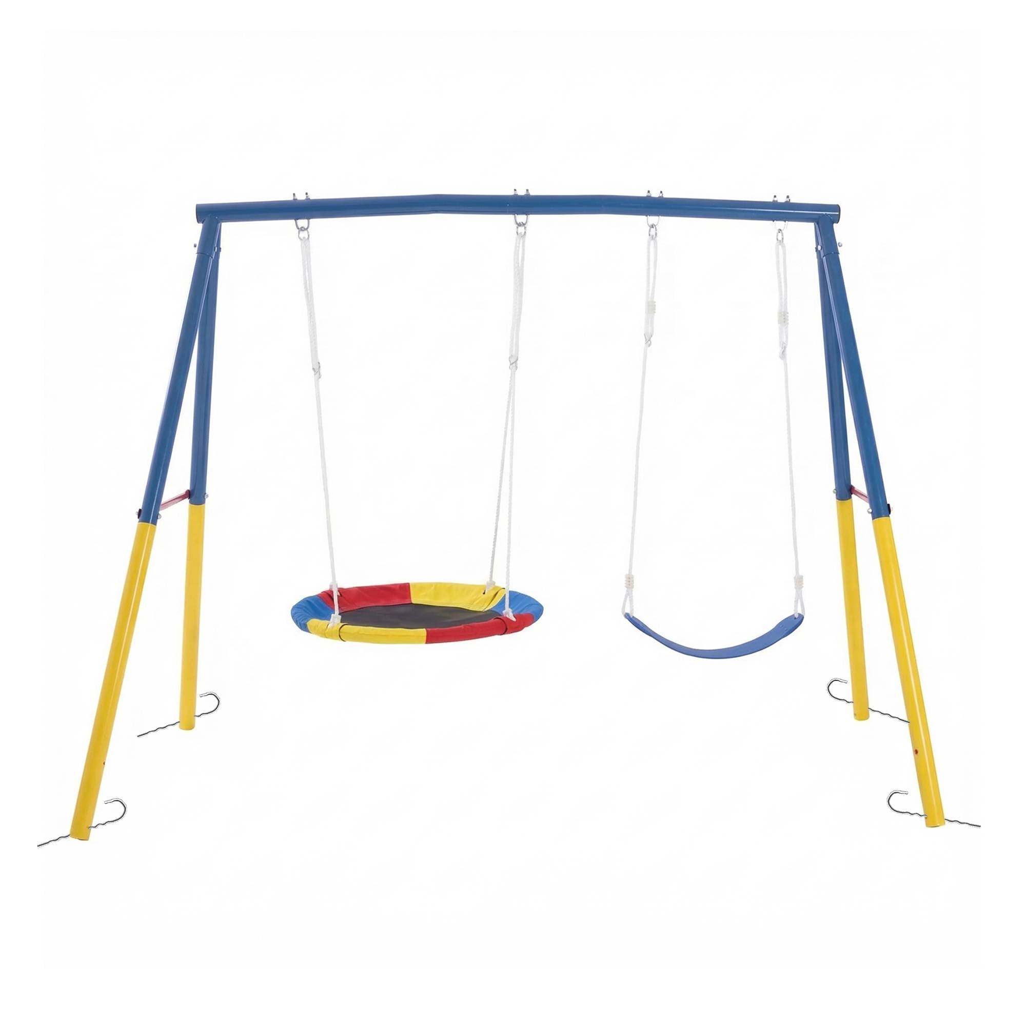 Outdoor Swing Set with Backyar - مراجعة Kids Outdoor Activity Toys وسعره