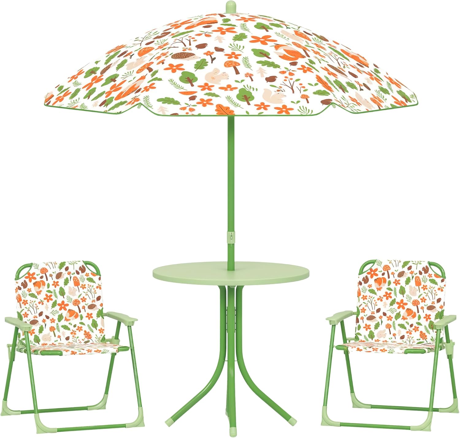 Kids Picnic Table and Chair Se - مراجعة Kids Outdoor Table And Chairs With Umbrella وسعره